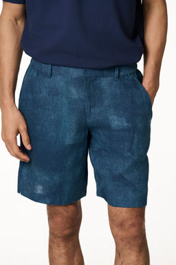 TERRA LUNA - Teal Solid Shorts