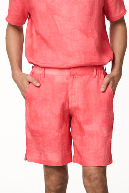 TERRA LUNA - Peach Solid Shorts