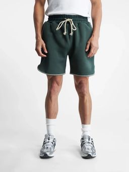 EVERDION - Green Solid Shorts