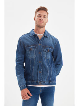 Trendyol - Man Blue Jacket