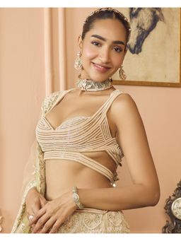 AMAARA JEWELS - Rohani Drop Pink Necklace