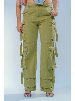 FREAKINS - Green Play Cargo Jeans