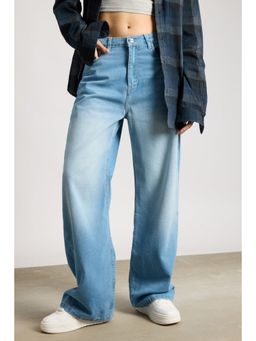 FREAKINS - Ice Wash Straight Leg Women'S Jeans