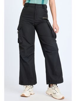 FREAKINS - Black Urban Cut Cargo Jeans