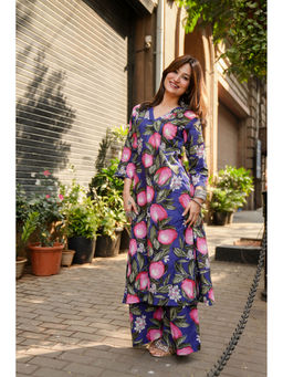 DIMPLE DESIGN STUDIO - Arina Multi-Color A-LineCo-Ord (Set of 2)