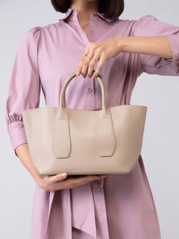 Twenty Dresses by Nykaa Fashion - Beige My Happy Place Hand Bag