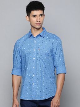 Levi's - Men Blue Collar Neck Shirt