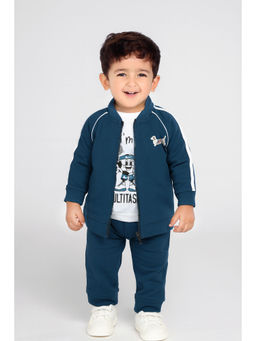 MASHUP - Trendy Jacket, Printed T-shirt & Joggers