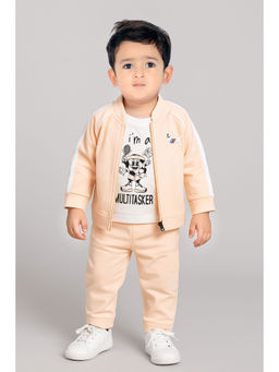 MASHUP - Trendy Jacket, Printed T-shirt & Joggers