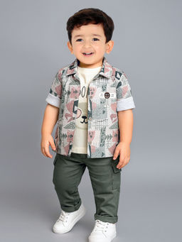 MASHUP - Playful Printed Jacket, Fun T-shirt & Pants