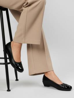 DENILL - Women Black Block Heels