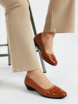 DENILL - Women Rust Block Heels