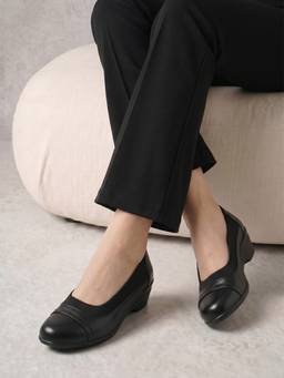 DENILL - Women Black Block Heels