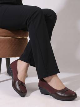 DENILL - Women Brown Block Heels