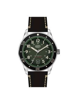 Duxot - Velocita Automatic Uni-Directional Luminous Green Round Dial Mens Watch - Dx-2014-01