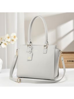 Bagabu - Grey Women Handbag With Detachable Strap