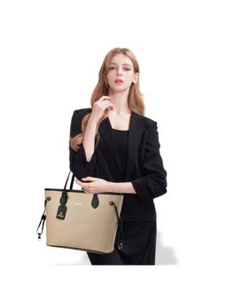 Bagabu - Beige Women Handbag With Detachable Strap