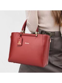 Bagabu - Red Women Handbag With Detachable Strap