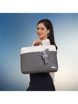 Bagabu - Grey Colorblock Laptop Bag