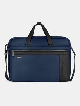 Swiss Military - Nomad 15.6 14L Anti-Theft Blue Laptop Messenger Bag With Detachable Strap
