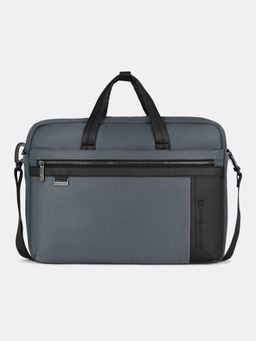 Swiss Military - Nomad 15.6 14L Anti-Theft Grey Laptop Messenger Bag With Detachable Strap