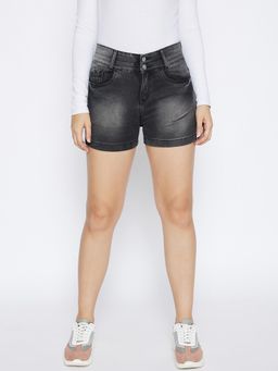 CRIMSOUNE CLUB - Women's Grey Solid Shorts