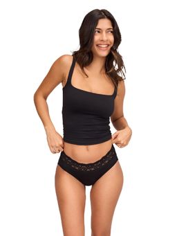 Nushu - Lace Hipster Period Panty Leak Proof Underwear for 12-24hrs Protection