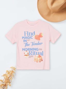 max - Girls Typography T-shirt