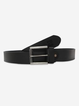 Spykar - Men Solid Black Leather Belt