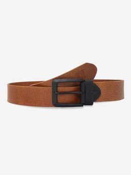 Spykar - Men Solid Tan Leather Belt