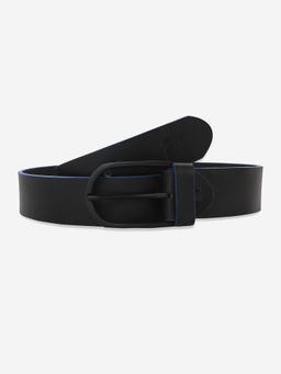 Spykar - Men Solid Black Leather Belt