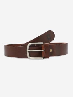 Spykar - Men Solid Tan Leather Belt