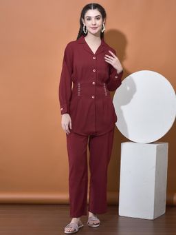FFU - Futuro Women Maroon Co-Ord Set