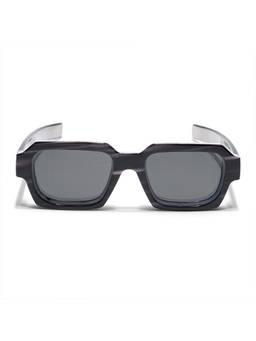 Eyejack - Unisex Square Black Frame Grey Lens Sunglasses - 2434CL889 (54)