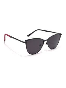 Eyejack - Women Cat Eye Black Frame & Lens Sunglasses - 7030CL843 (55)