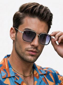 Eyejack - Unisex Wayfarer Silver Frame Grey Lens Sunglasses - B80802CL835 (56)