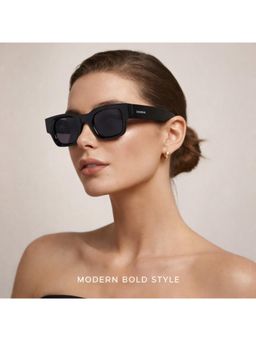 Zaadran - Unisex Barcelona Black Lens Sunglasses (58)