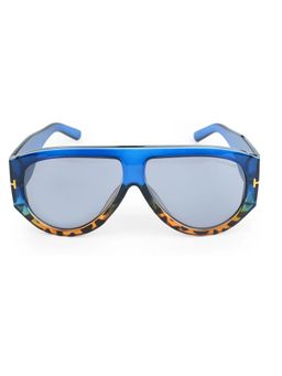 Zaadran - Unisex Cuba Blue Lens Sunglasses (54)
