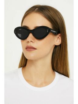 Zaadran - Unisex Curve Grey Lens Sunglasses (54)