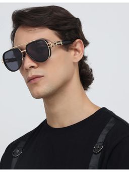 Zaadran - Unisex Dapper Grey Lens Sunglasses (56)