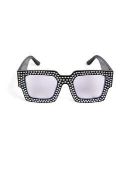 Zaadran - Unisex Diamond Purple Lens Sunglasses (54)