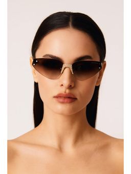 Zaadran - Unisex Florence Brown Lens Sunglasses (56)