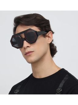 Zaadran - Unisex Forest Grey Lens Sunglasses (54)