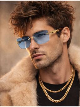 Zaadran - Unisex Iceland Blue Lens Sunglasses (54)