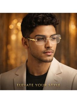 Zaadran - Unisex Iceland Clear Lens Sunglasses (58)