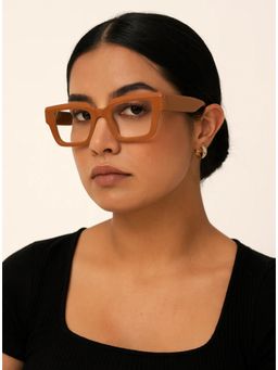Zaadran - Unisex Clear Lens Sunglasses (56)