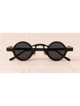 Zaadran - Unisex Mafia Black Lens Sunglasses (56)