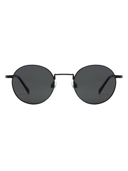 Opium Eyewear - Unisex Lightweight Polarised & UV Protected Round Grey Lens Sunglasses (49)