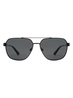 Opium Eyewear - Men Lightweight Polarised & UV Protected Navigator Grey Lens Sunglasses (59)