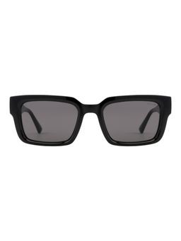 Opium Eyewear - Men Lightweight Polarised & UV Protected Rectangle Grey Lens Sunglasses (52)
